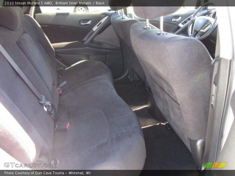 Brilliant Silver Metallic / Black 2010 Nissan Murano S AWD