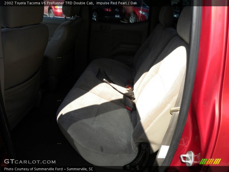 Impulse Red Pearl / Oak 2002 Toyota Tacoma V6 PreRunner TRD Double Cab
