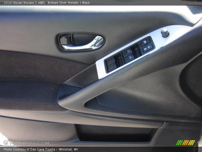 Brilliant Silver Metallic / Black 2010 Nissan Murano S AWD