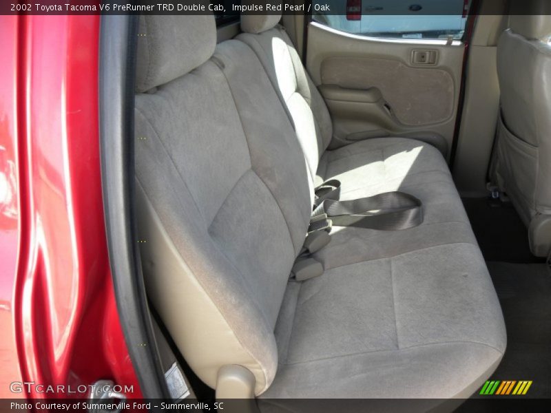 Rear Seat of 2002 Tacoma V6 PreRunner TRD Double Cab