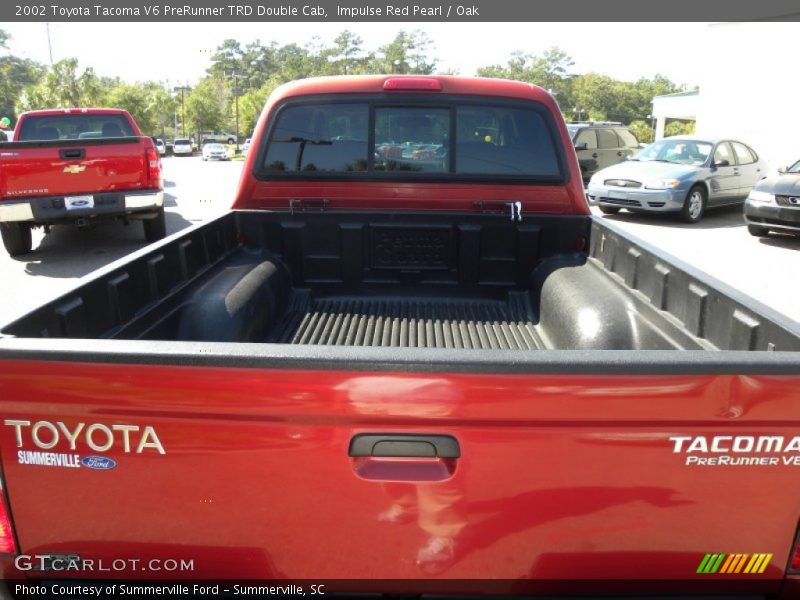 Impulse Red Pearl / Oak 2002 Toyota Tacoma V6 PreRunner TRD Double Cab