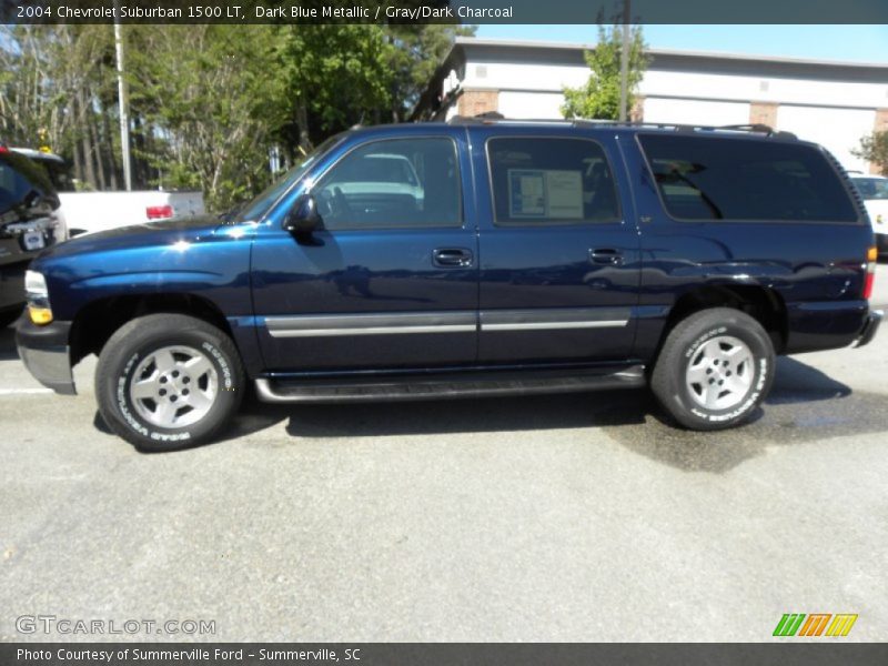Dark Blue Metallic / Gray/Dark Charcoal 2004 Chevrolet Suburban 1500 LT