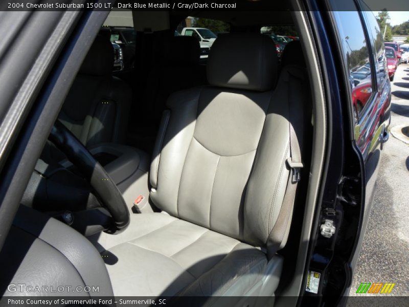 Dark Blue Metallic / Gray/Dark Charcoal 2004 Chevrolet Suburban 1500 LT