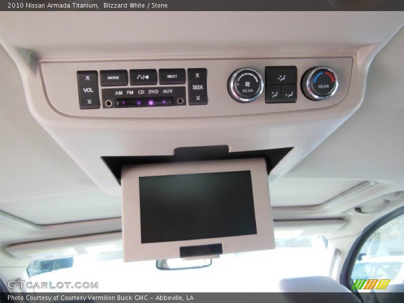 Blizzard White / Stone 2010 Nissan Armada Titanium