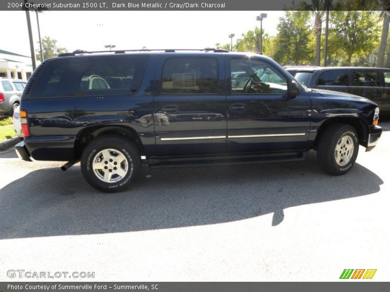 Dark Blue Metallic / Gray/Dark Charcoal 2004 Chevrolet Suburban 1500 LT