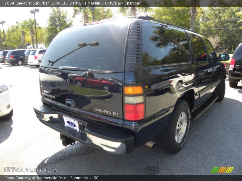 Dark Blue Metallic / Gray/Dark Charcoal 2004 Chevrolet Suburban 1500 LT