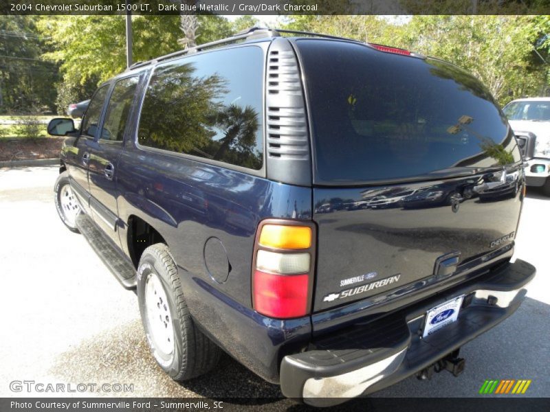 Dark Blue Metallic / Gray/Dark Charcoal 2004 Chevrolet Suburban 1500 LT