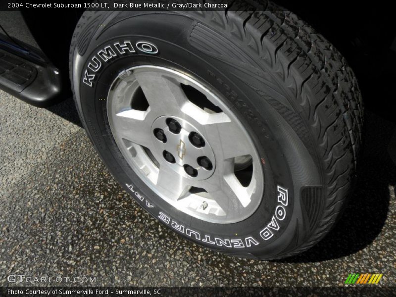 Dark Blue Metallic / Gray/Dark Charcoal 2004 Chevrolet Suburban 1500 LT