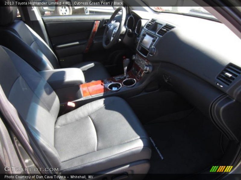 Cypress Green Pearl / Black 2013 Toyota Highlander Limited 4WD