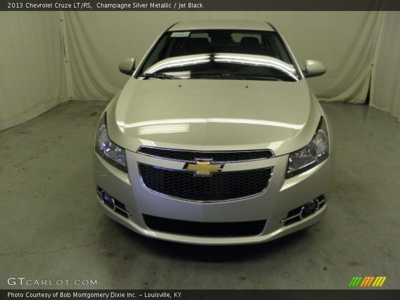 Champagne Silver Metallic / Jet Black 2013 Chevrolet Cruze LT/RS