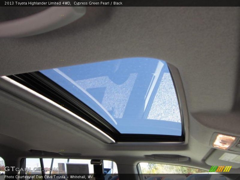 Cypress Green Pearl / Black 2013 Toyota Highlander Limited 4WD