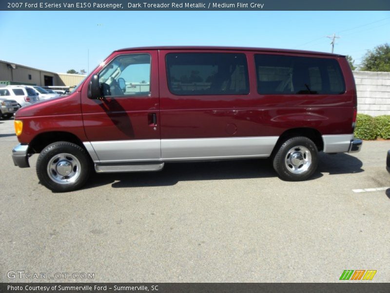  2007 E Series Van E150 Passenger Dark Toreador Red Metallic