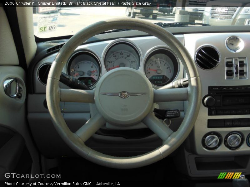 Brilliant Black Crystal Pearl / Pastel Slate Gray 2006 Chrysler PT Cruiser Limited