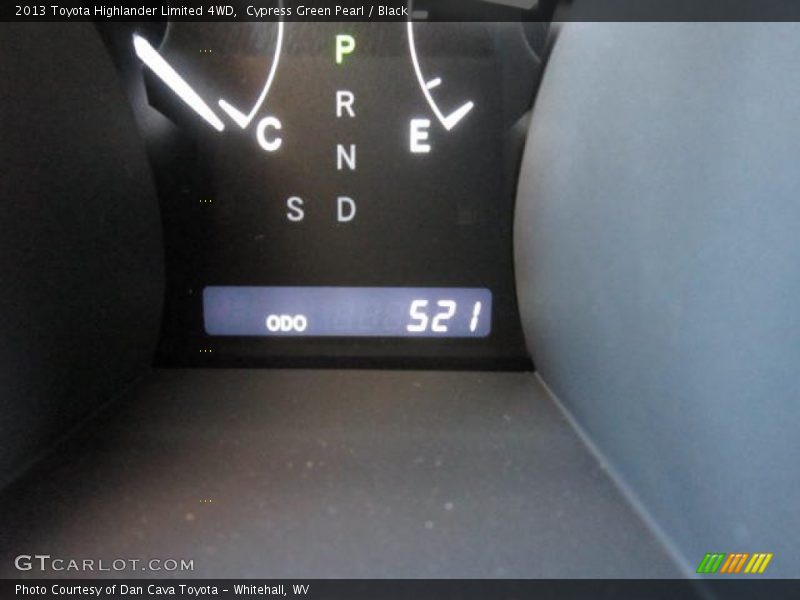 Cypress Green Pearl / Black 2013 Toyota Highlander Limited 4WD