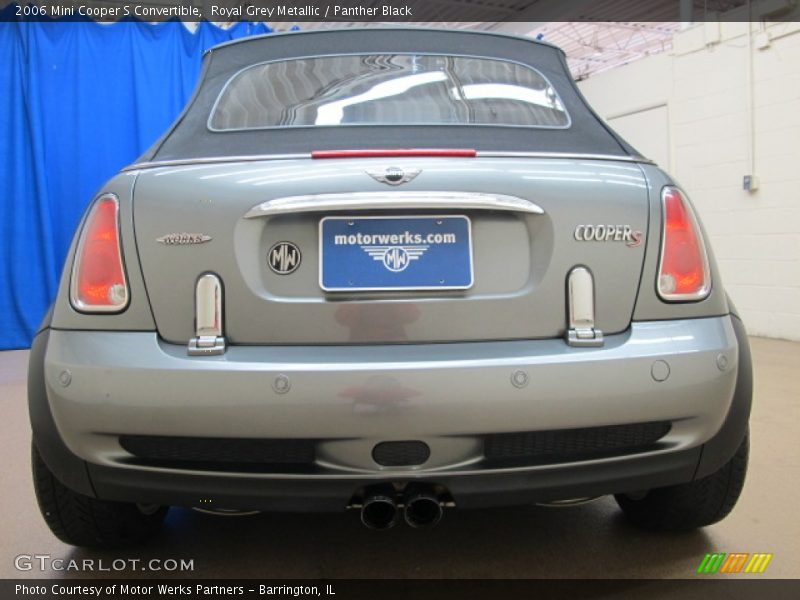 Royal Grey Metallic / Panther Black 2006 Mini Cooper S Convertible
