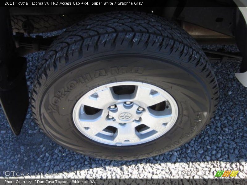 Super White / Graphite Gray 2011 Toyota Tacoma V6 TRD Access Cab 4x4