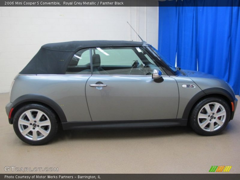 Royal Grey Metallic / Panther Black 2006 Mini Cooper S Convertible