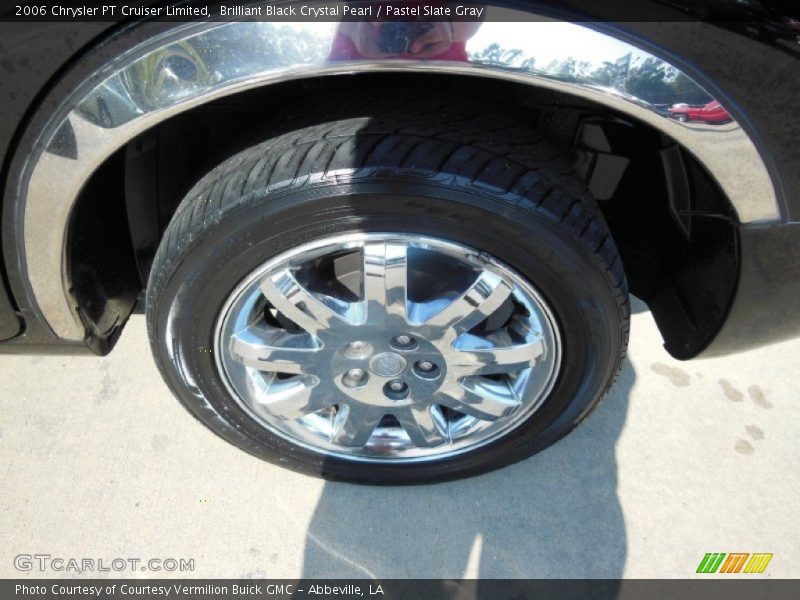 Brilliant Black Crystal Pearl / Pastel Slate Gray 2006 Chrysler PT Cruiser Limited