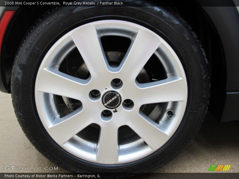 Royal Grey Metallic / Panther Black 2006 Mini Cooper S Convertible