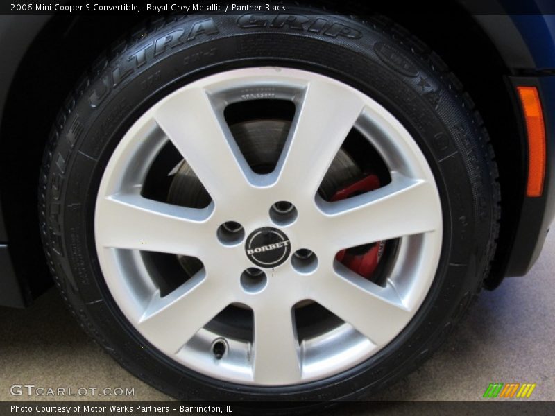 Royal Grey Metallic / Panther Black 2006 Mini Cooper S Convertible