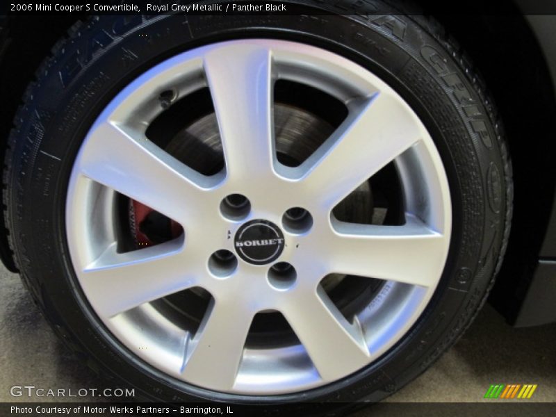 Royal Grey Metallic / Panther Black 2006 Mini Cooper S Convertible