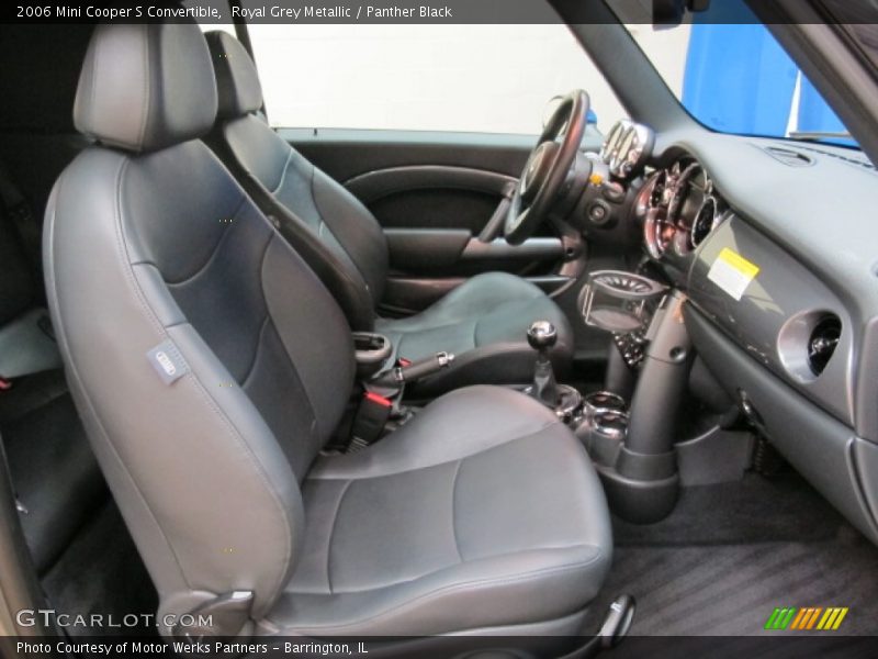 Royal Grey Metallic / Panther Black 2006 Mini Cooper S Convertible