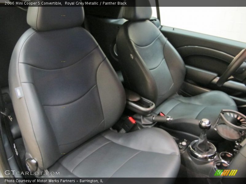 Royal Grey Metallic / Panther Black 2006 Mini Cooper S Convertible