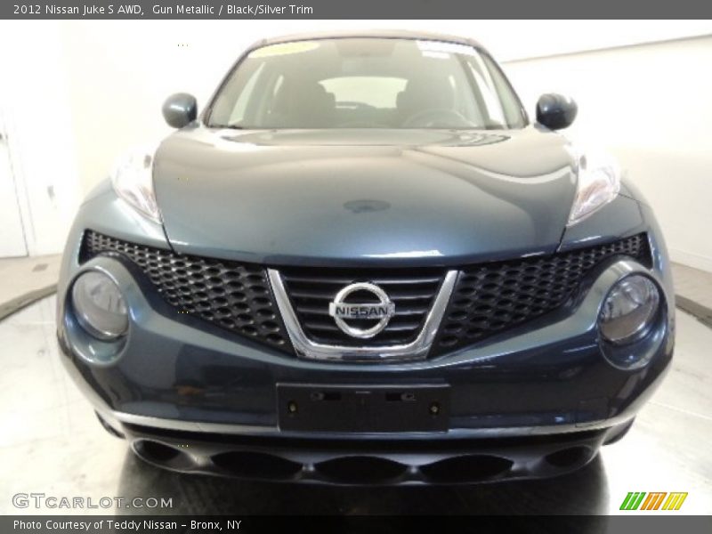 Gun Metallic / Black/Silver Trim 2012 Nissan Juke S AWD