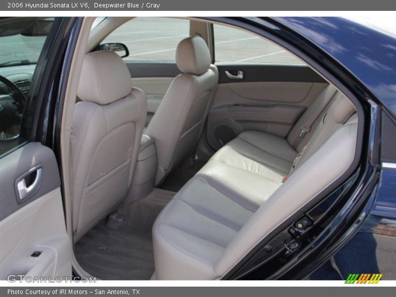 Deepwater Blue / Gray 2006 Hyundai Sonata LX V6