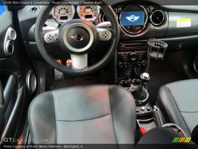 Royal Grey Metallic / Panther Black 2006 Mini Cooper S Convertible