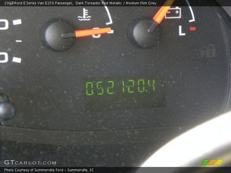 Dark Toreador Red Metallic / Medium Flint Grey 2007 Ford E Series Van E150 Passenger