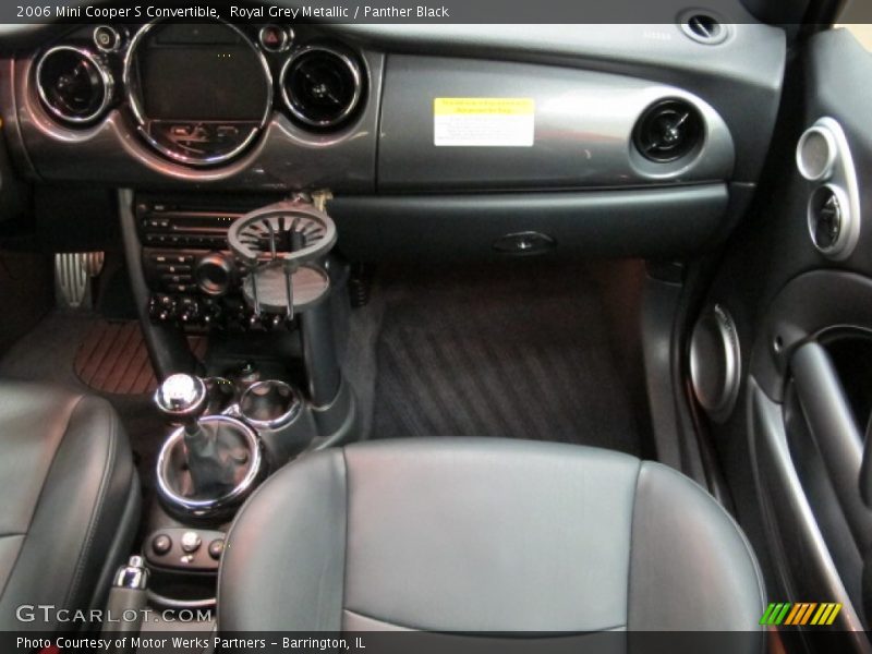 Royal Grey Metallic / Panther Black 2006 Mini Cooper S Convertible