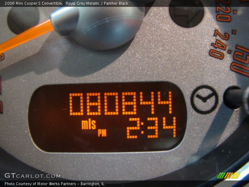 Royal Grey Metallic / Panther Black 2006 Mini Cooper S Convertible