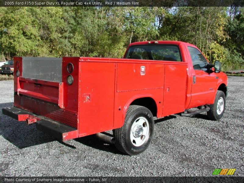  2005 F350 Super Duty XL Regular Cab 4x4 Utility Red