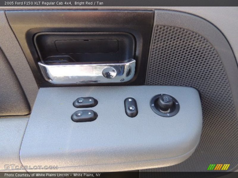 Bright Red / Tan 2005 Ford F150 XLT Regular Cab 4x4