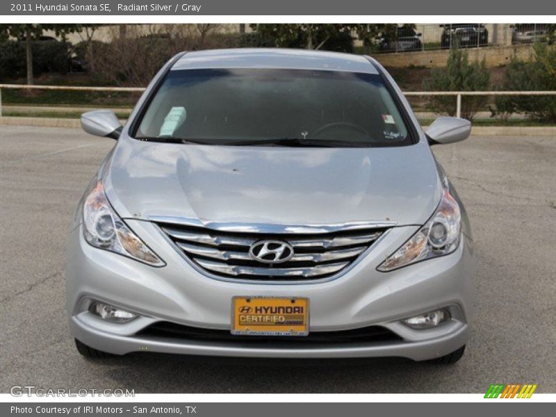 Radiant Silver / Gray 2011 Hyundai Sonata SE