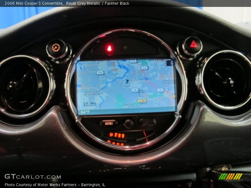 Royal Grey Metallic / Panther Black 2006 Mini Cooper S Convertible