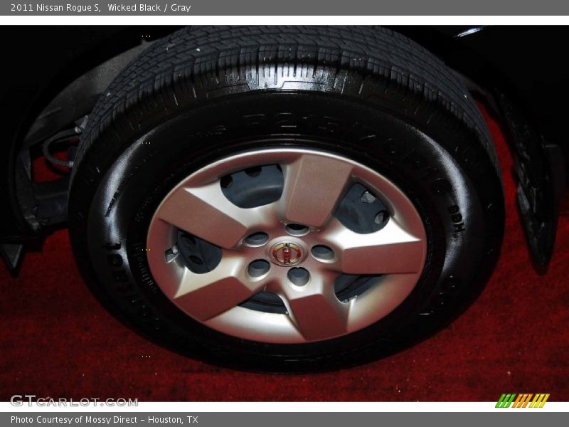 Wicked Black / Gray 2011 Nissan Rogue S