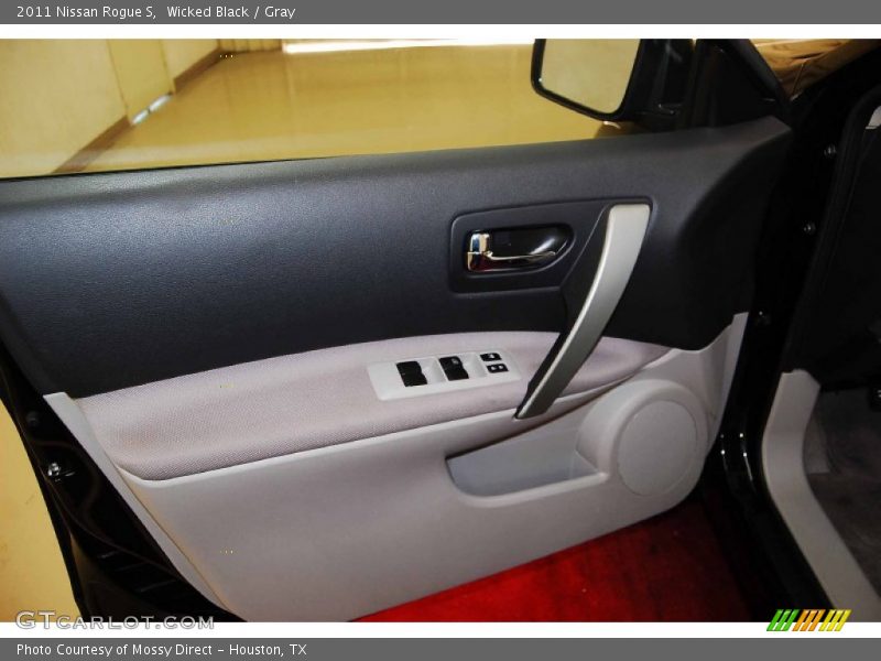 Wicked Black / Gray 2011 Nissan Rogue S