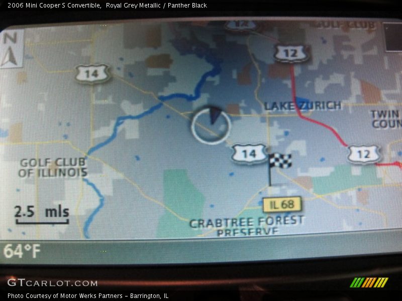 Royal Grey Metallic / Panther Black 2006 Mini Cooper S Convertible