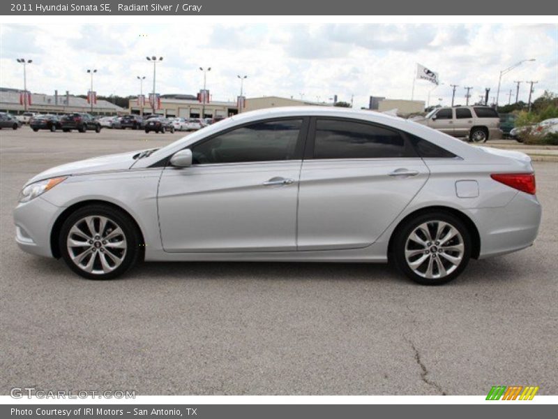 Radiant Silver / Gray 2011 Hyundai Sonata SE