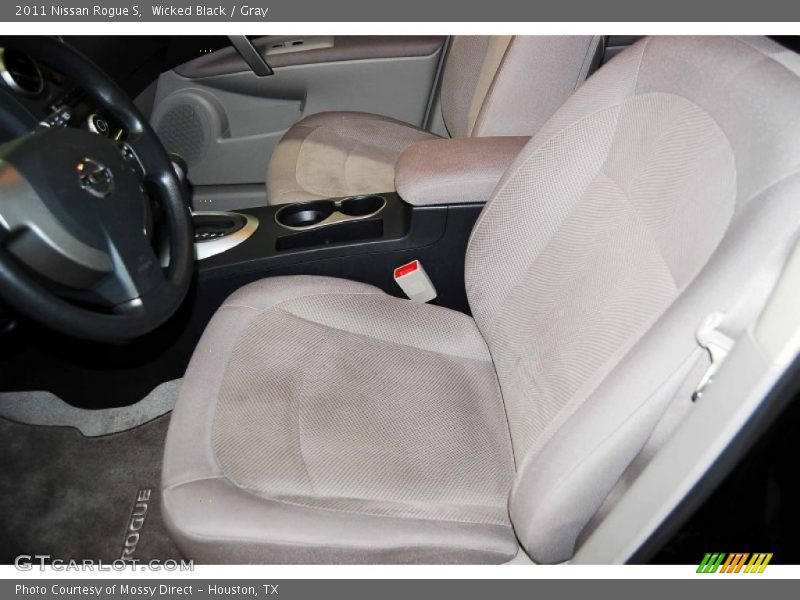 Wicked Black / Gray 2011 Nissan Rogue S