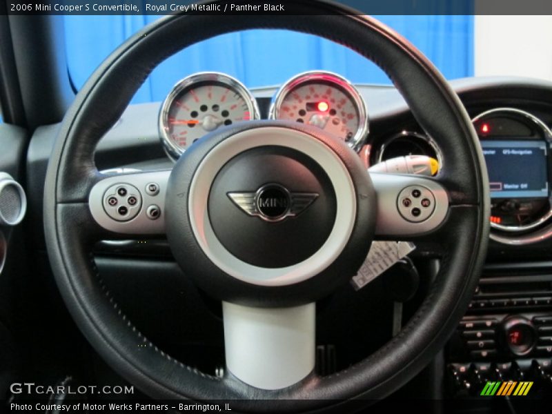 Royal Grey Metallic / Panther Black 2006 Mini Cooper S Convertible