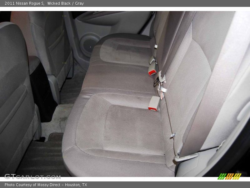 Wicked Black / Gray 2011 Nissan Rogue S