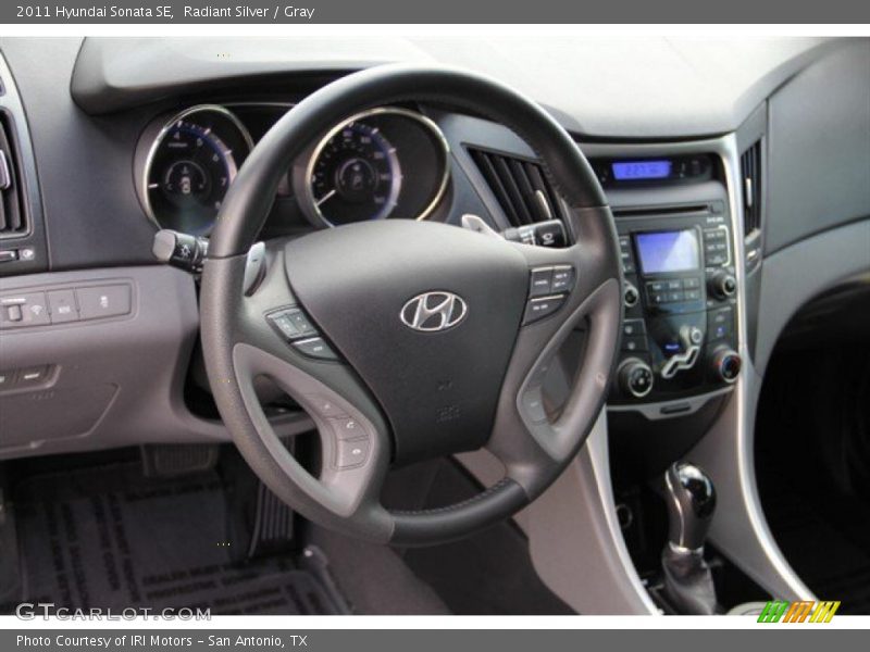 Radiant Silver / Gray 2011 Hyundai Sonata SE