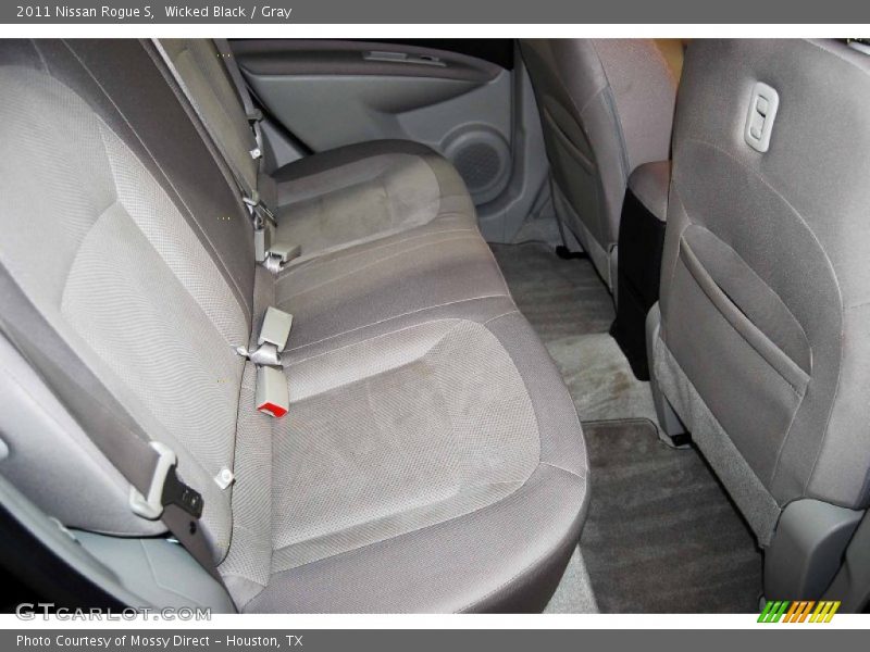 Wicked Black / Gray 2011 Nissan Rogue S