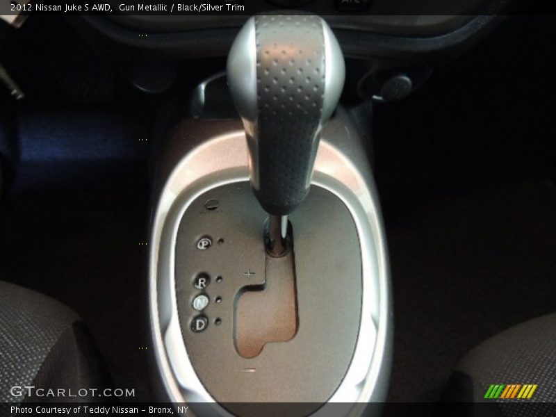 Gun Metallic / Black/Silver Trim 2012 Nissan Juke S AWD