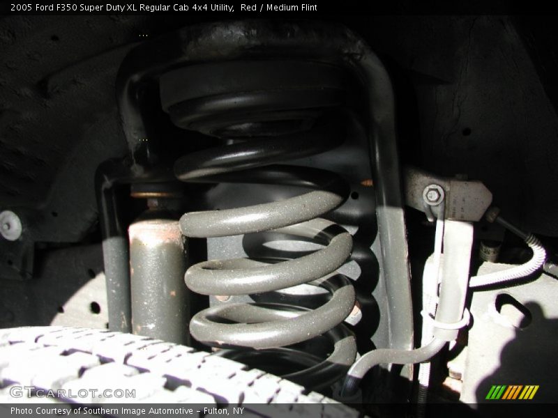 Red / Medium Flint 2005 Ford F350 Super Duty XL Regular Cab 4x4 Utility