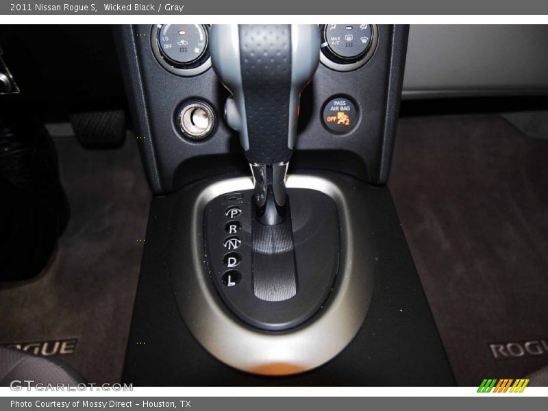 Wicked Black / Gray 2011 Nissan Rogue S
