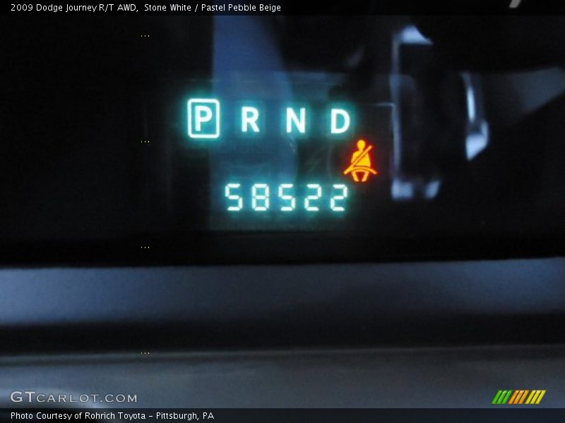 Stone White / Pastel Pebble Beige 2009 Dodge Journey R/T AWD